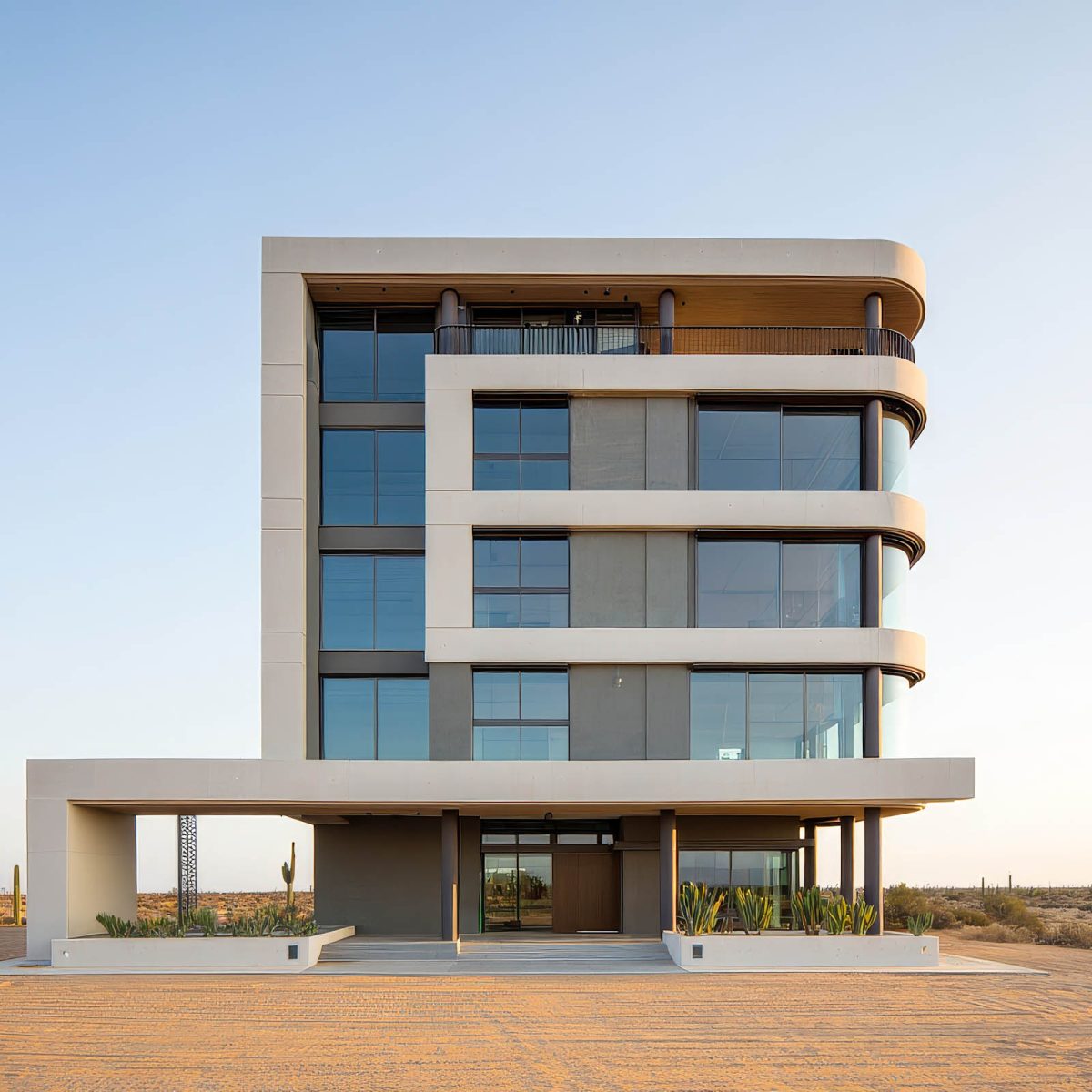 Modern Desert Building